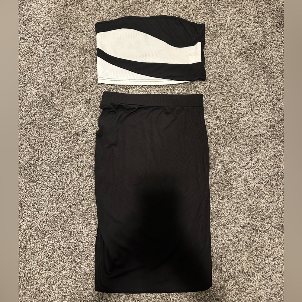 Tube top + skirt (2pc)